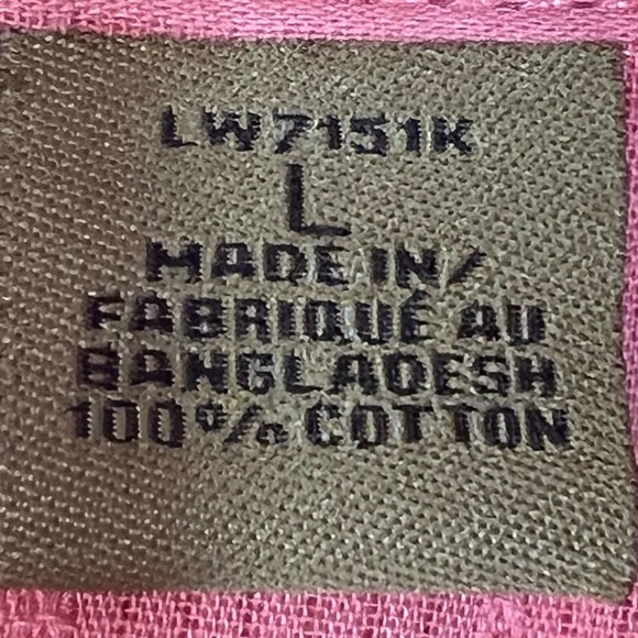 Wrangler Pearl Snap Western Long sleeve Embroidered Salmon Large - Picture 14 of 16